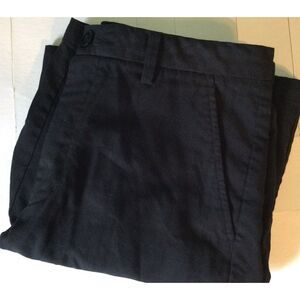 Ashworth Mens Golf Shorts Black 33w Logo Flat Front‎